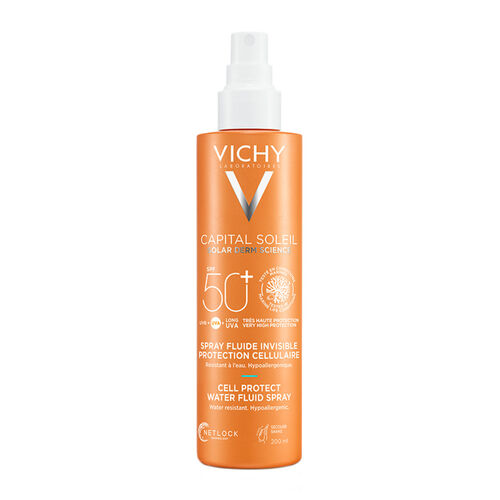 Capital Soleil Cell Protect SPF50+ &Alpha;&nu;&tau;&eta;&lambda;&iota;&alpha;&kappa;ό &Gamma;&alpha;&lambda;ά&kappa;&tau;&omega;&mu;&alpha; &sigma;&epsilon; &Sigma;&pi;&rho;έ&iota; 200ml - &Alpha;&nu;&tau;&eta;&lambda;&iota;&alpha;&kappa;ά🌞 | L'Or&eacute;al Dermatological Beauty Partner Shop