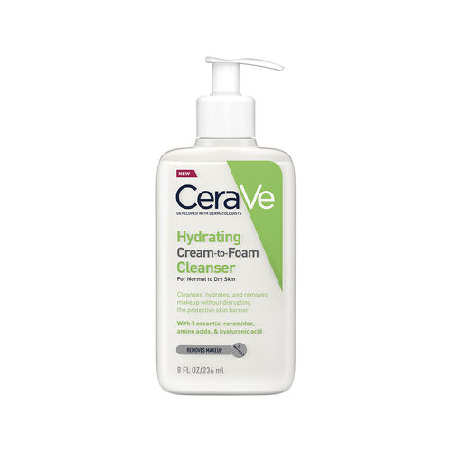 Hydrating Cream-to-Foam Cleanser - &Phi;&rho;&omicron;&nu;&tau;ί&delta;&alpha; &Pi;&rho;&omicron;&sigma;ώ&pi;&omicron;&upsilon; | L'Or&eacute;al Dermatological Beauty Partner Shop
