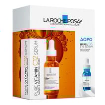 La Roche-Posay Promo Pure Vitamin C12 Serum Λάμψης 30ml Mε Δώρο Hyalu B5 Eye Serum 5 ml - Vitamin C | LDBPartnerShop