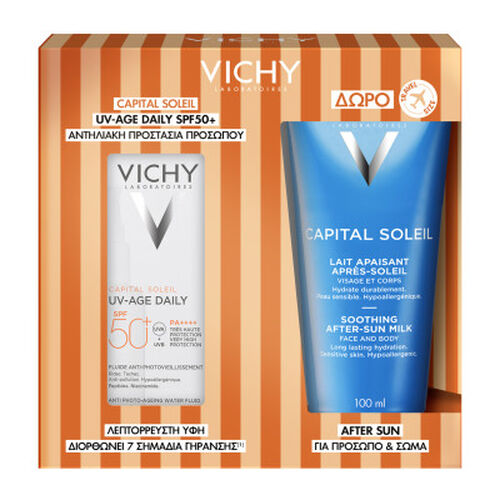PROMO Capital Soleil UV-AGE DAILY &mu;&epsilon; &Delta;&Omega;&Rho;&Omicron; After Sun 100ml - Capital Soleil | LDBPartnerShop