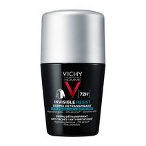 Vichy Homme Invisible, Anti-Stain - Anti Irritation Roll-On Αποσμητικό κατά των σημαδιών και της έντονης εφίδρωσης, 50ml - Vichy | LDBPartnerShop