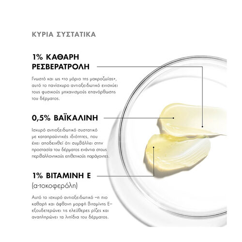 Resveratrol BE A&nu;&tau;&iota;&omicron;&xi;&epsilon;&iota;&delta;&omega;&tau;&iota;&kappa;ό&sigmaf; &Omicron;&rho;ό&sigmaf; &Nu;ύ&chi;&tau;&alpha;&sigmaf; - &Pi;&rho;ό&lambda;&eta;&psi;&eta; | L'Or&eacute;al Dermatological Beauty Partner Shop