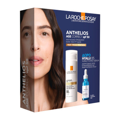 &Alpha;nthelios Age Correct SPF50 & &Delta;&Omega;&Rho;&Omicron; Hyalu B5 Serum 10ml - Anthelios | LDBPartnerShop