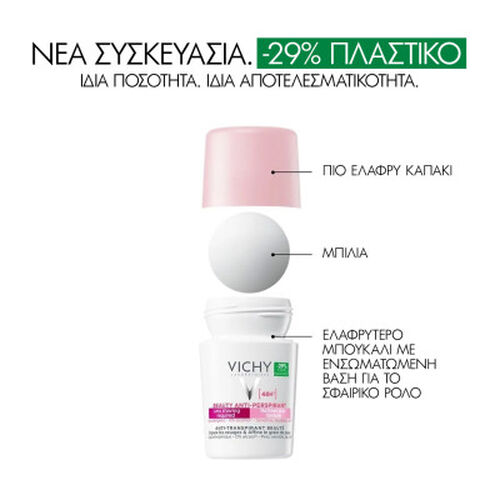 Deodorant 48h Ideal Finish Roll-on &Alpha;&pi;&omicron;&sigma;&mu;&eta;&tau;&iota;&kappa;ό &mu;&epsilon; 48 ώ&rho;&epsilon;&sigmaf; &delta;&rho;ά&sigma;&eta; - &Alpha;&pi;&omicron;&sigma;&mu;&eta;&tau;&iota;&kappa;ά | L'Or&eacute;al Dermatological Beauty Partner Shop