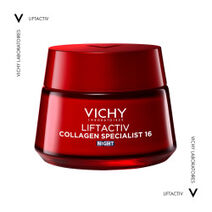 VICHY Liftactiv Collagen Specialist 16 Κρέμα Νύχτας, Ενισχύει το κολλαγόνο και Διορθώνει 16 σημάδια γήρανσης - 50ml - Vichy | LDBPartnerShop