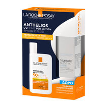 La Roche-Posay Anthelios UVMUNE 400 lnvisible Fluid SPF50+  προσώπου για κανονικό-μικτό & ΔΩΡΟ κρέμα Toleriane sensitive 15ml - La Roche Posay | LDBPartnerShop