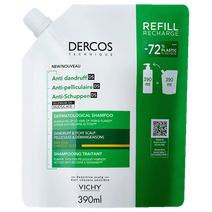 DERCOS Anti-Dandruff DS &Sigma;&alpha;&mu;&pi;&omicron;&upsilon;ά&nu; &gamma;&iota;&alpha; &xi;&eta;&rho;ά &mu;&alpha;&lambda;&lambda;&iota;ά. Refill 390ml - Eco-&pi;&rho;&omicron;ϊό&nu;&tau;&alpha; 🍃 | LDBPartnerShop